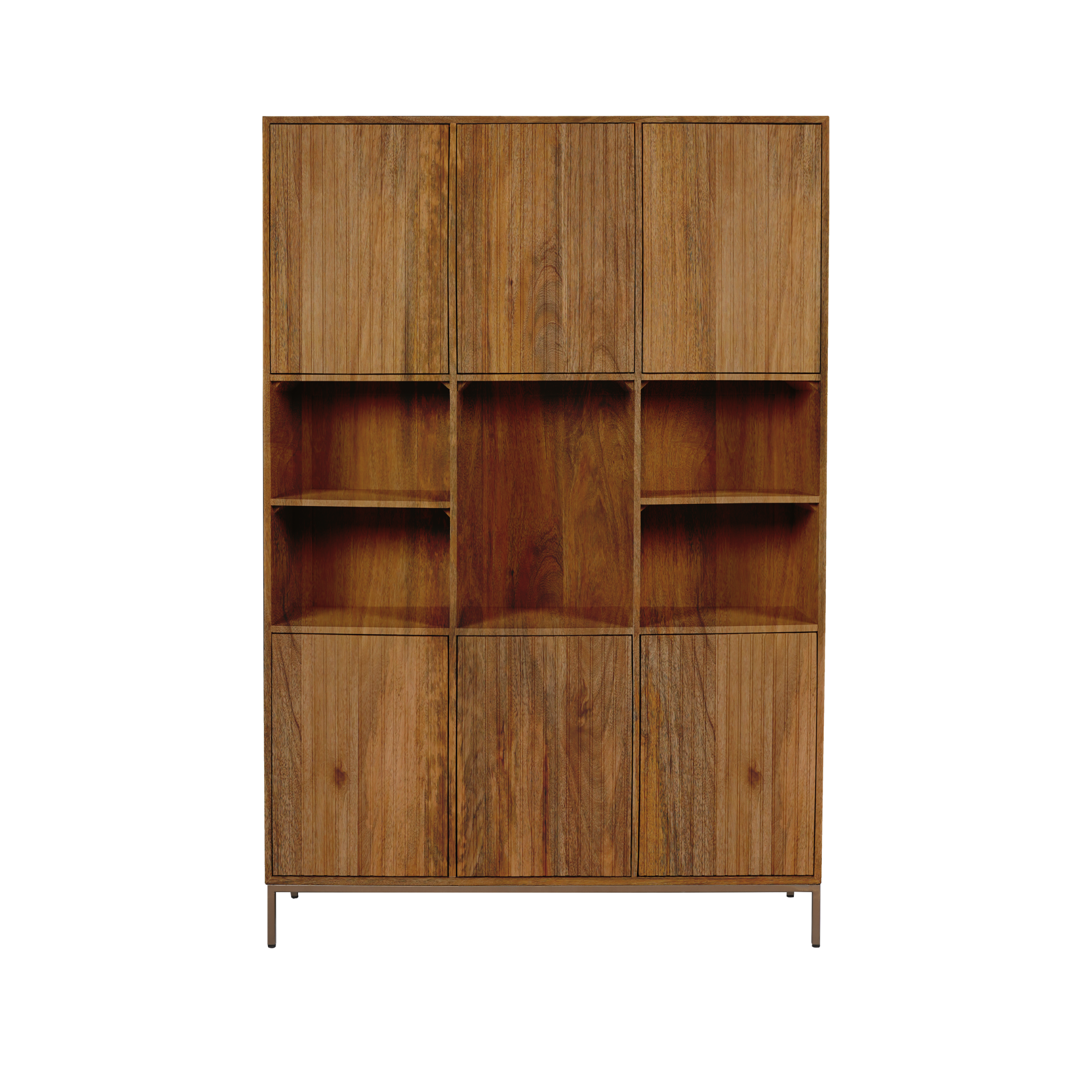 Tv meubel Madison Naturel Mangohout 165 cm - Image 18