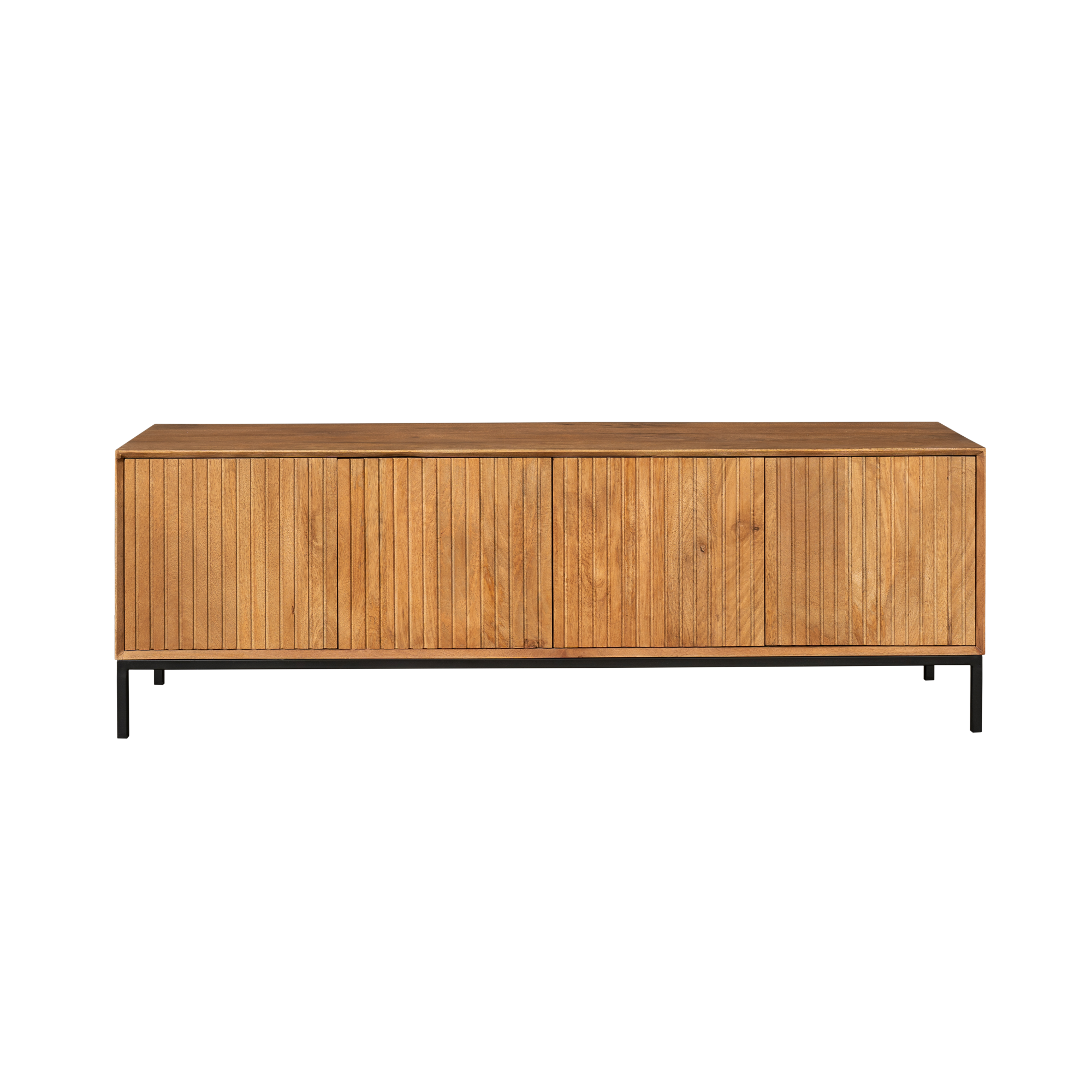 Tv meubel Madison Naturel Mangohout 165 cm - Image 22