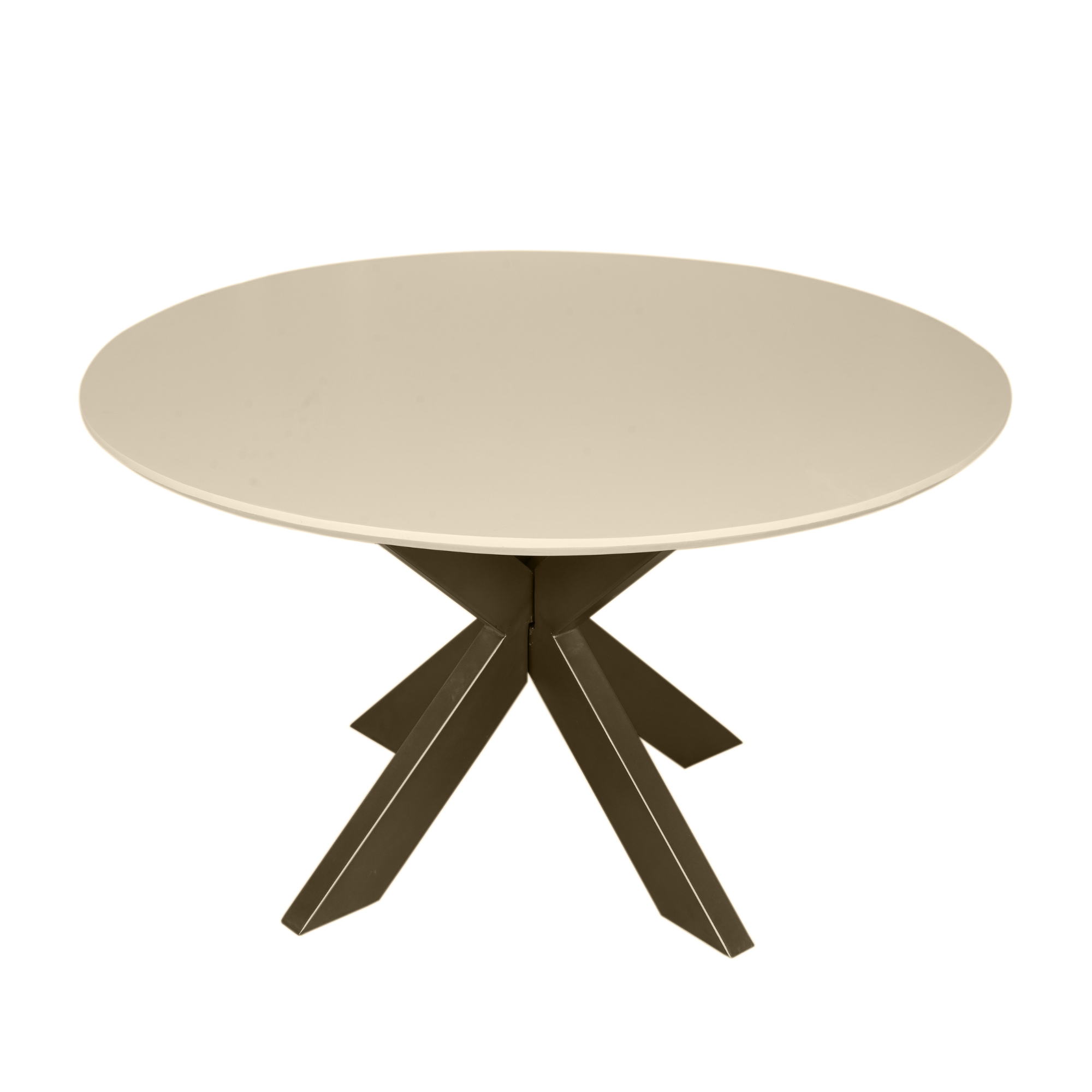 Ronde eettafel Madison Zand Mangohout 130 cm - Image 7