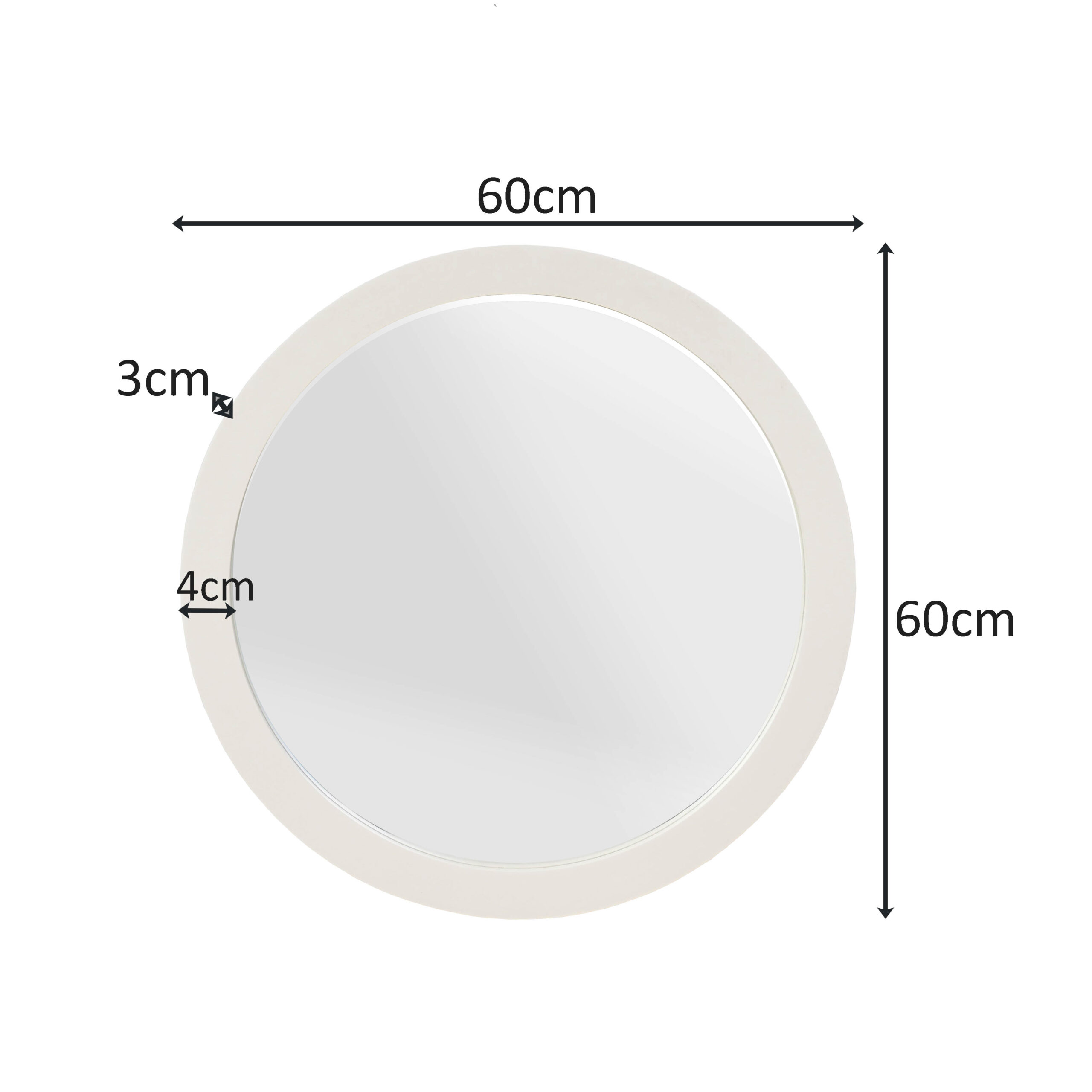 Ronde spiegel Dide Zand Mangohout 60 cm - Image 4