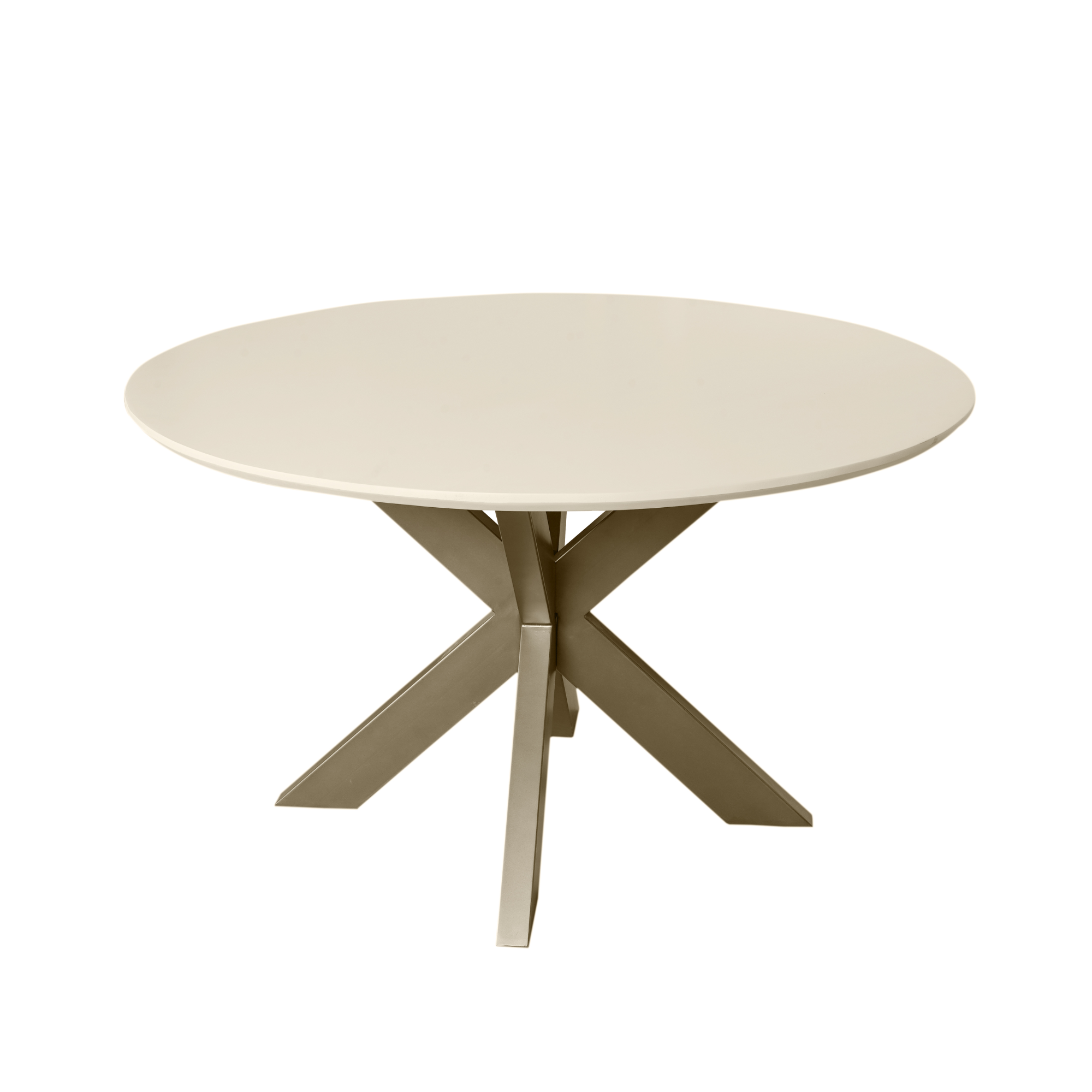STF-3613_2 Ronde eettafel Madison Zand Mangohout 110 cm - Image 3