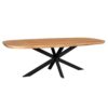 Deens ovale eettafel Madison Naturel Mangohout 240 cm - Image 6