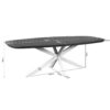 STF-7817_4 Deens ovale eettafel Madison Naturel Mangohout 280 cm - Image 5