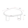 STF-9618_7 Salontafel Nuvé Naturel Botticino marmer 100 cm - Image 8
