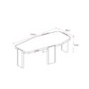 STF-9618_10 Salontafel Nuvé Naturel Botticino marmer 100 cm - Image 11