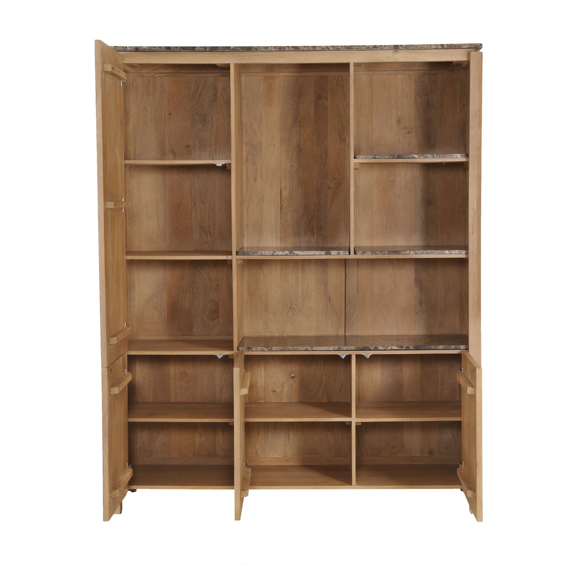Vakkenkast XL Dallas Naturel Mangohout 160 cm - Image 27