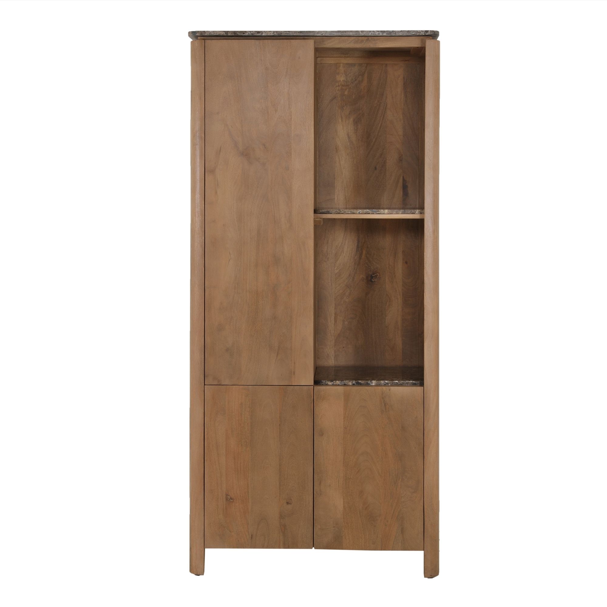 Vakkenkast Dallas Naturel Mangohout 90 cm - Image 10