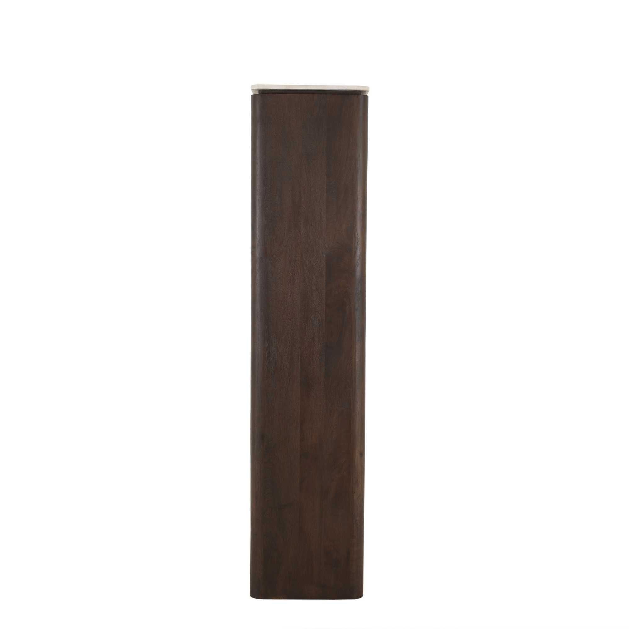 Boekenkast Dallas Bruin Mangohout 55 cm - Image 19