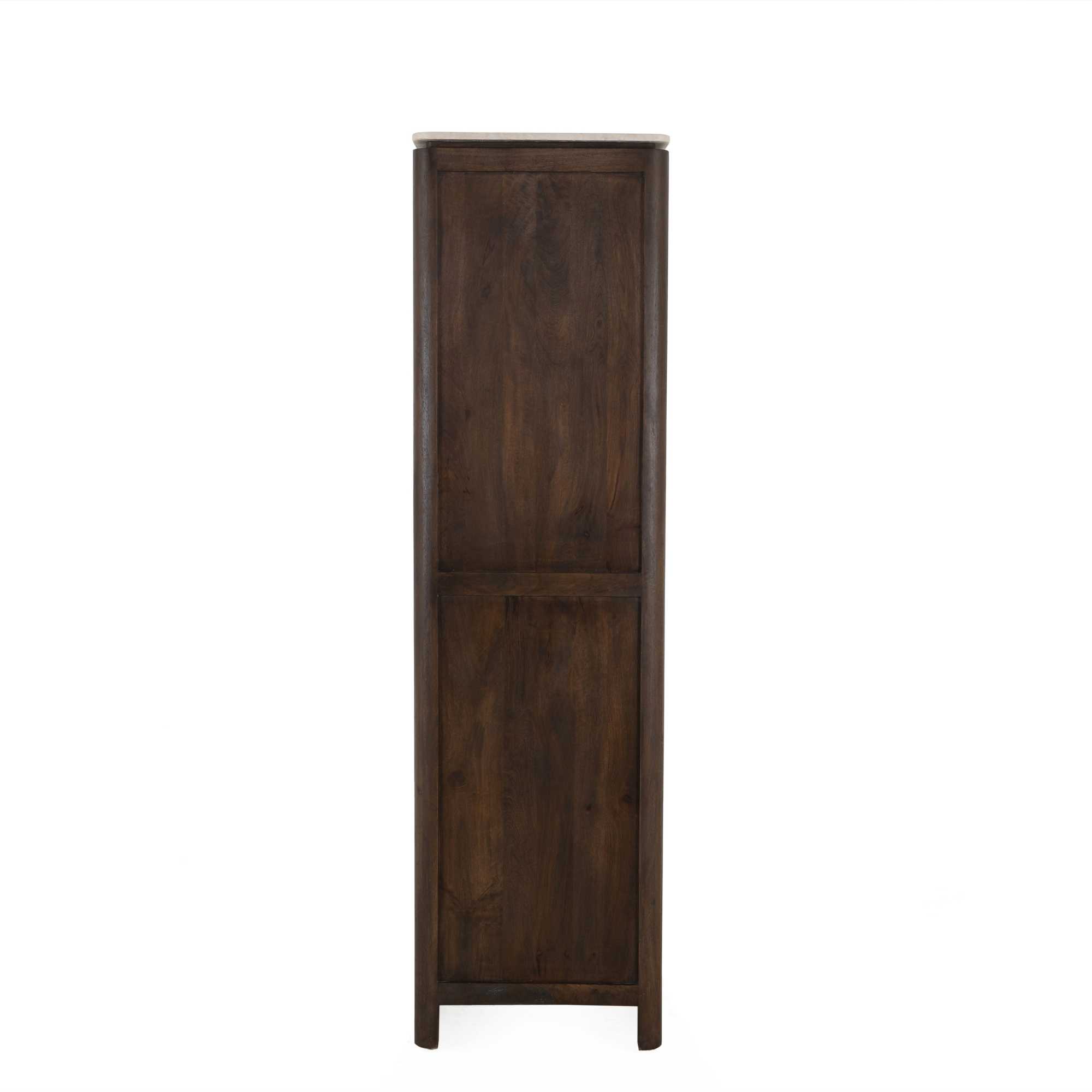 Boekenkast Dallas Bruin Mangohout 55 cm - Image 20
