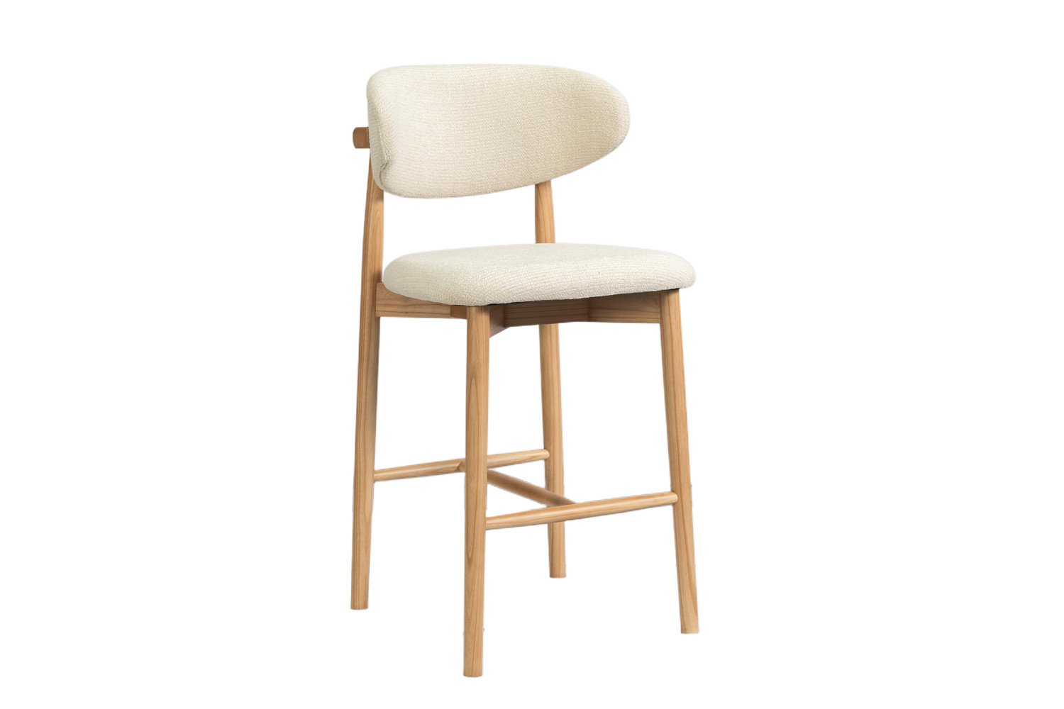 Image 5 for NEW - Counterstoel Clara Essenhout Naturel - Ote Milan 103 Beige