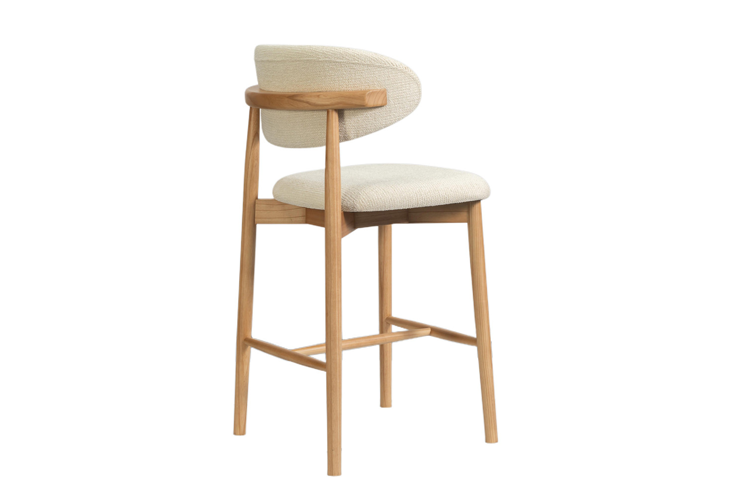 Image 8 for NEW - Counterstoel Clara Essenhout Naturel - Ote Milan 103 Beige