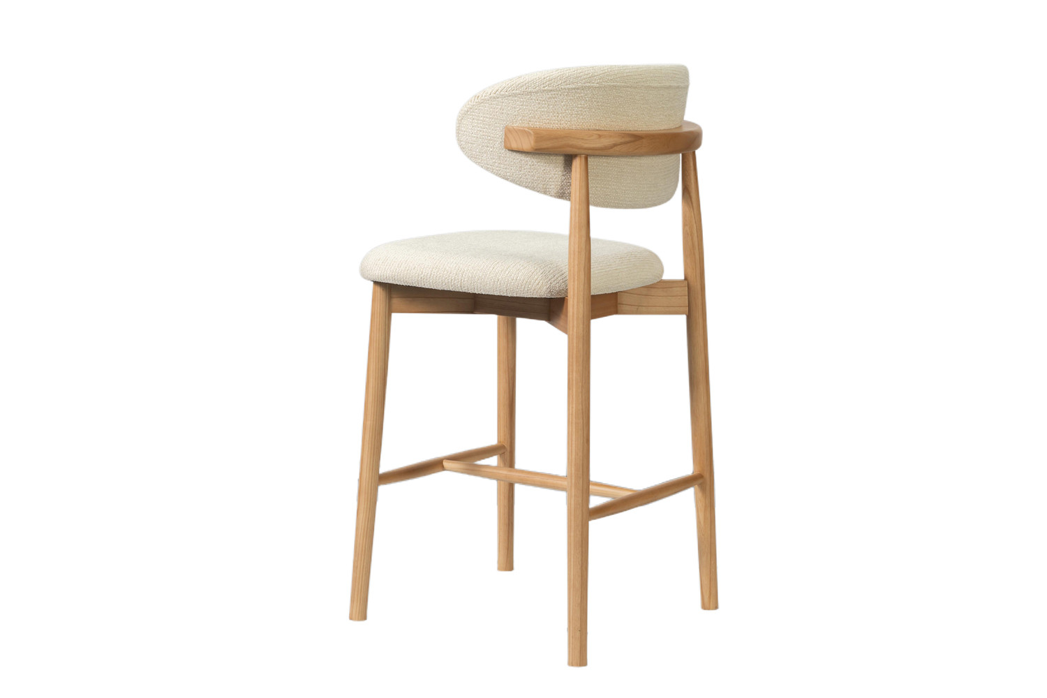 Image 7 for NEW - Counterstoel Clara Essenhout Naturel - Ote Milan 103 Beige