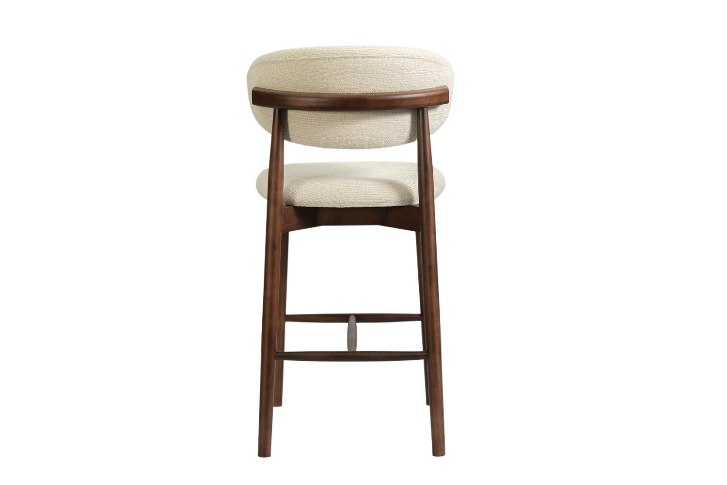 Image 9 for NEW - Counterstoel Clara Essenhout Walnoot - Ote Milan 103 Beige