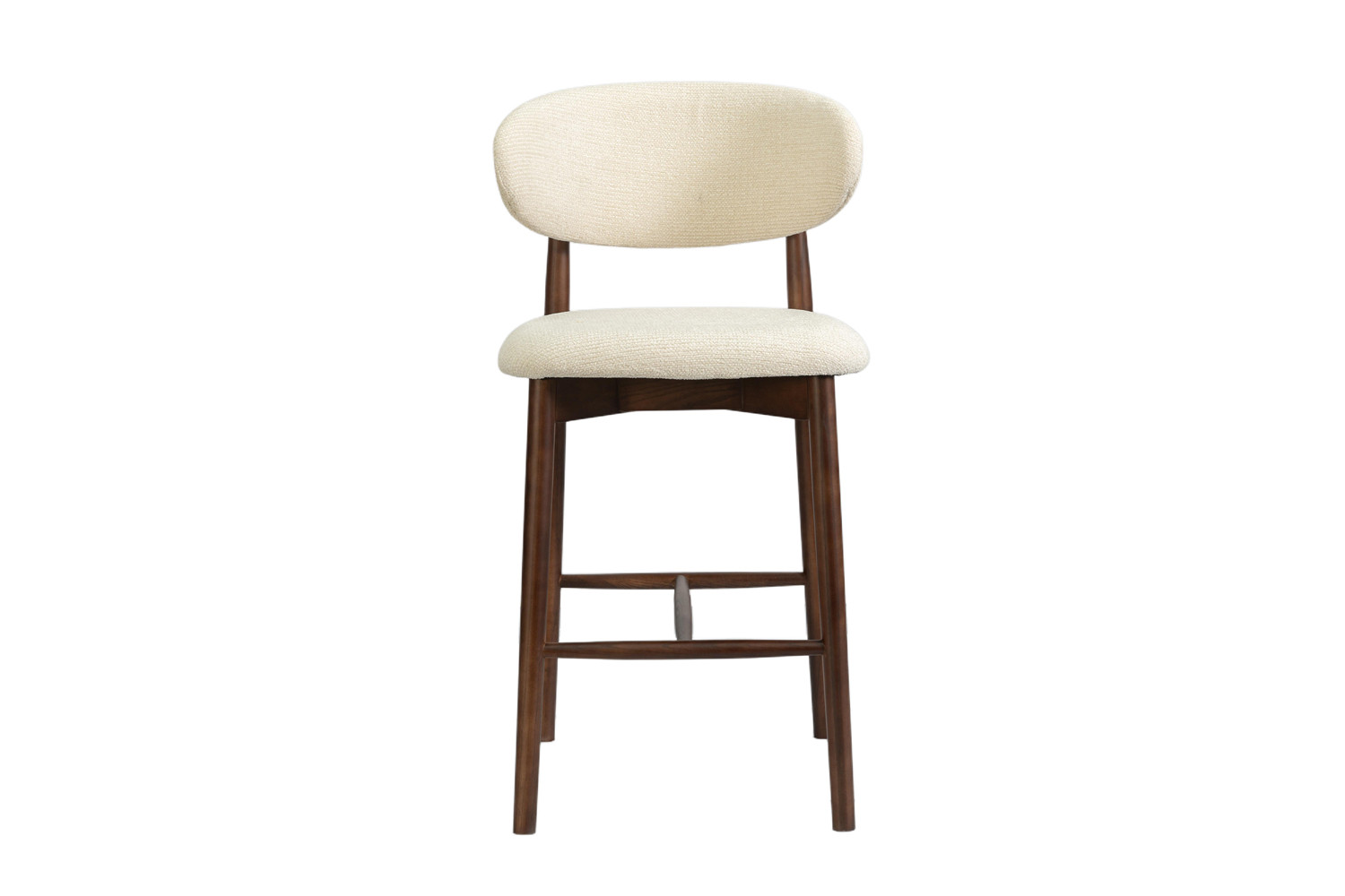 Image 4 for NEW - Counterstoel Clara Essenhout Walnoot - Ote Milan 103 Beige