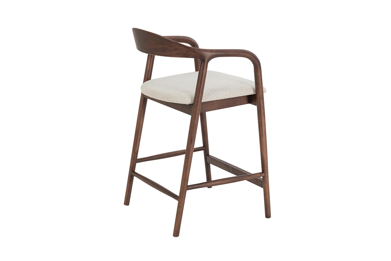 Image 6 for NEW - Counterstoel Claire Essenh. Walnoot Milan 103 Beige Gemonteerd