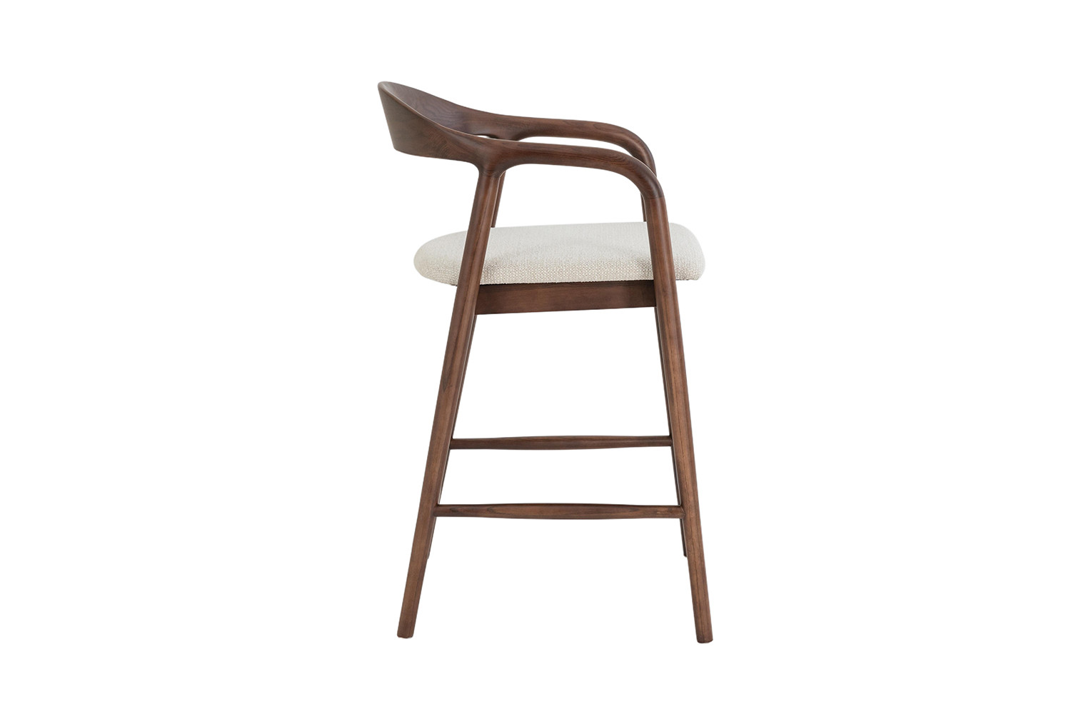 Image 7 for NEW - Counterstoel Claire Essenh. Walnoot Milan 103 Beige Gemonteerd