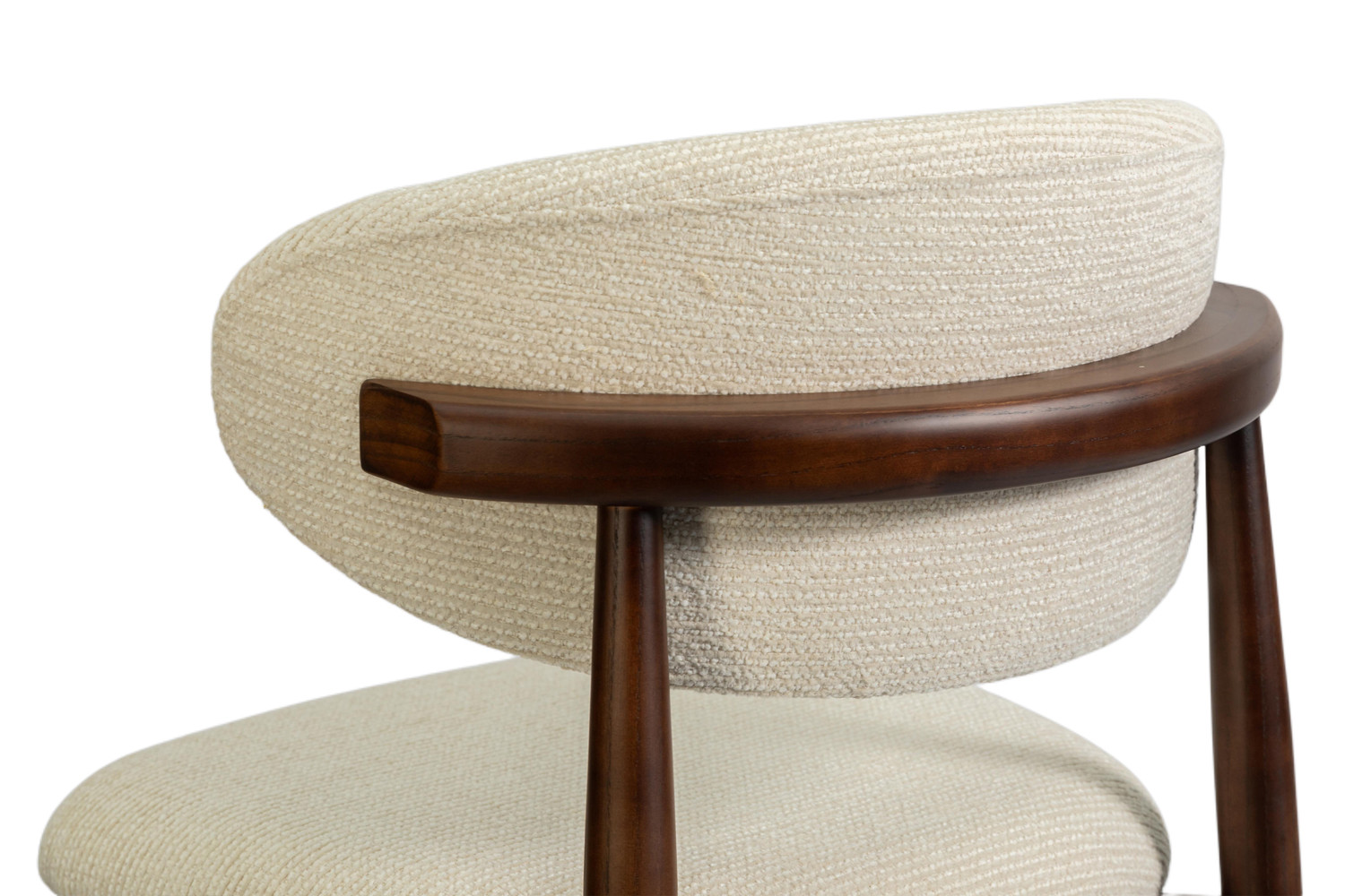 Image 11 for NEW - Counterstoel Clara Essenhout Walnoot - Ote Milan 103 Beige