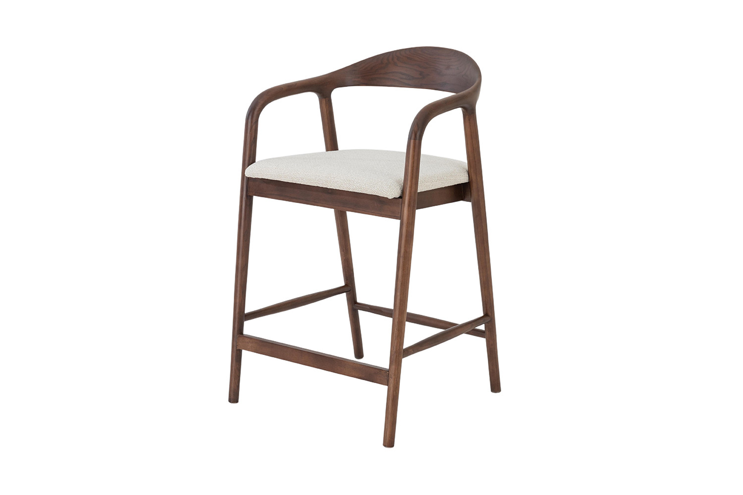 Image 9 for NEW - Counterstoel Claire Essenh. Walnoot Milan 103 Beige Gemonteerd