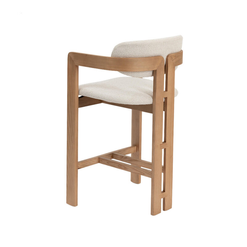 Image 9 for NEW - Counterstoel Camille Essenhout Naturel Ote Milan 103 Beige