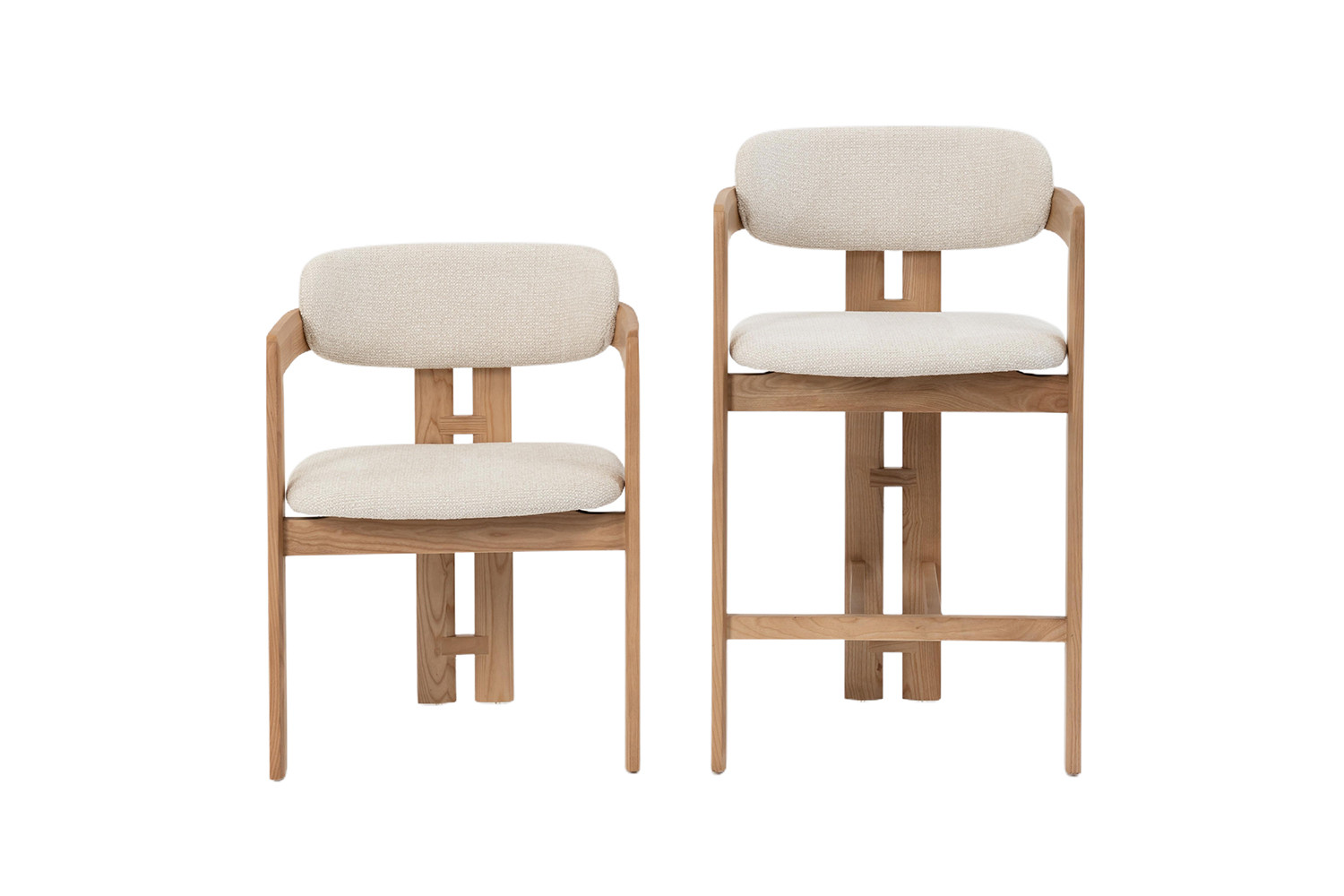 Image 13 for NEW - Counterstoel Camille Essenhout Naturel Ote Milan 103 Beige