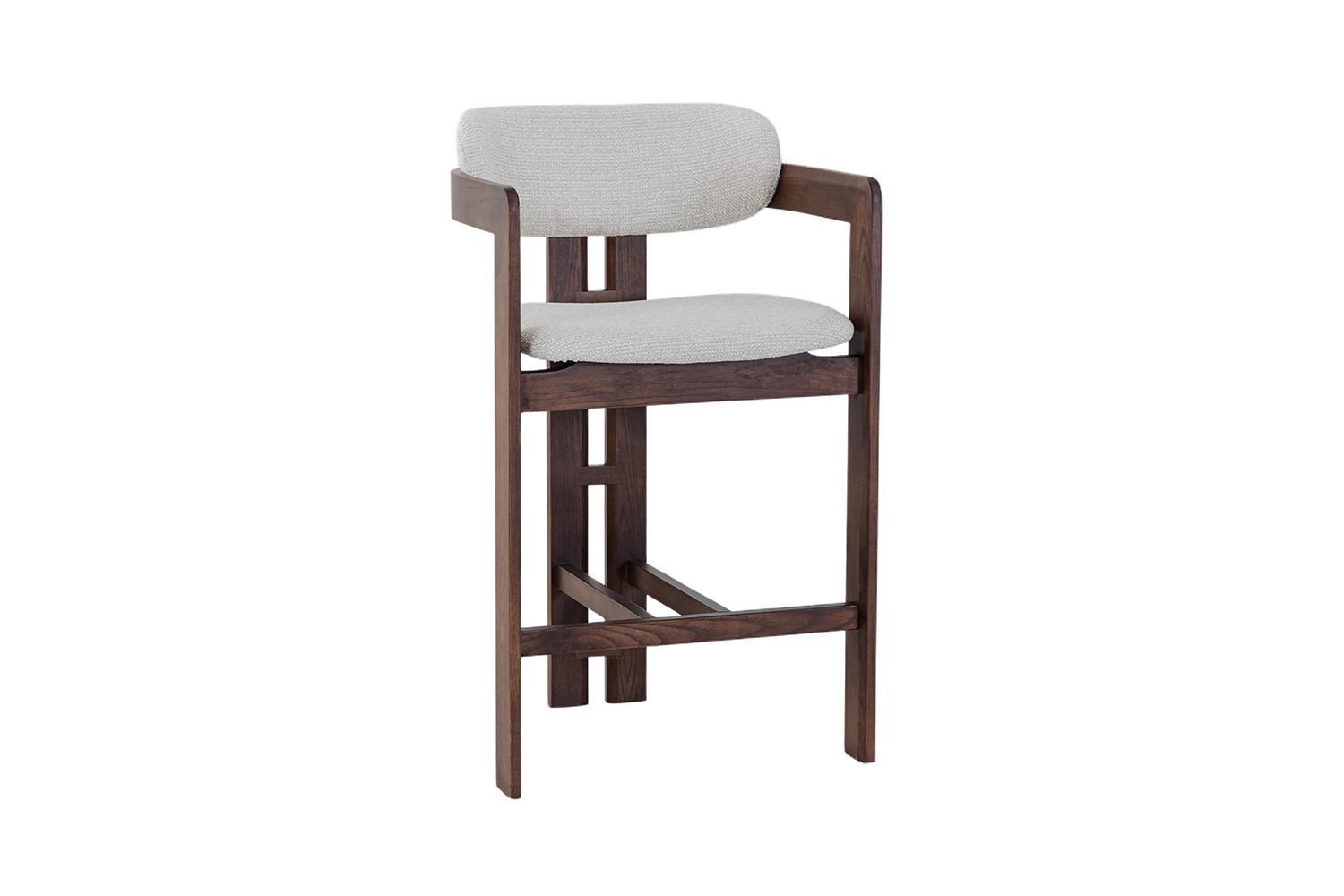 Image 5 for NEW - Counterstoel Camille Essenhout Walnoot Ote Milan 103 Beige