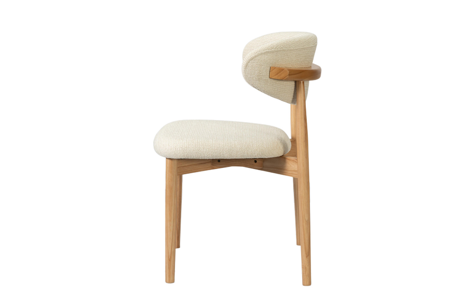 Image 6 for NEW - Stoel Clara Essenhout Naturel Ote Milan 103 Beige Gemonteerd