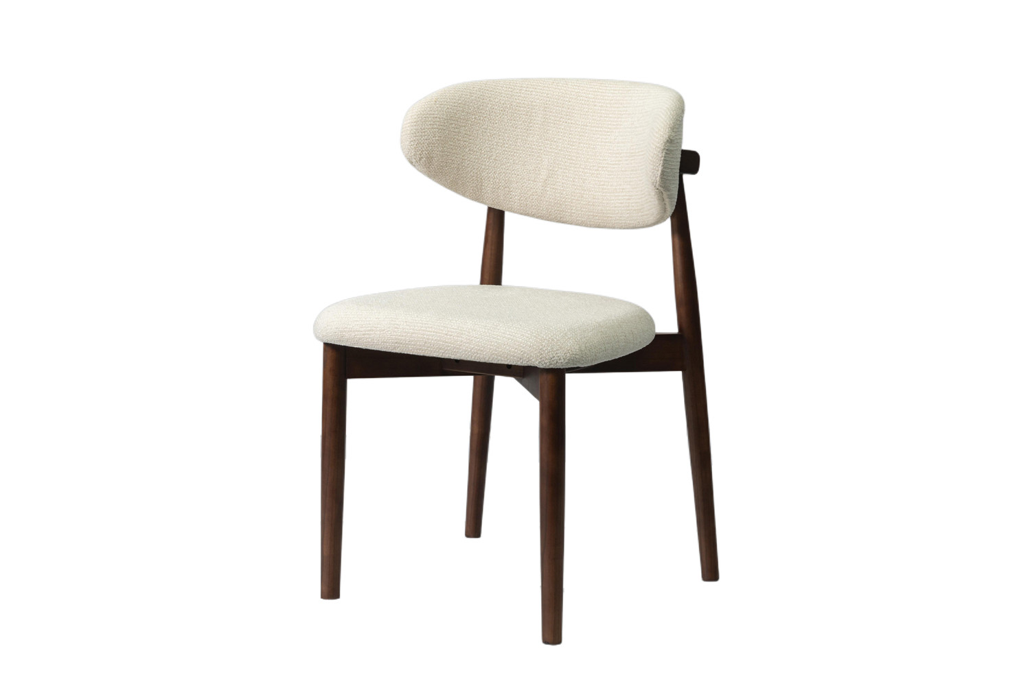 Image 5 for NEW - Stoel Clara Essenhout Walnoot Ote Milan 103 Beige Gemonteerd