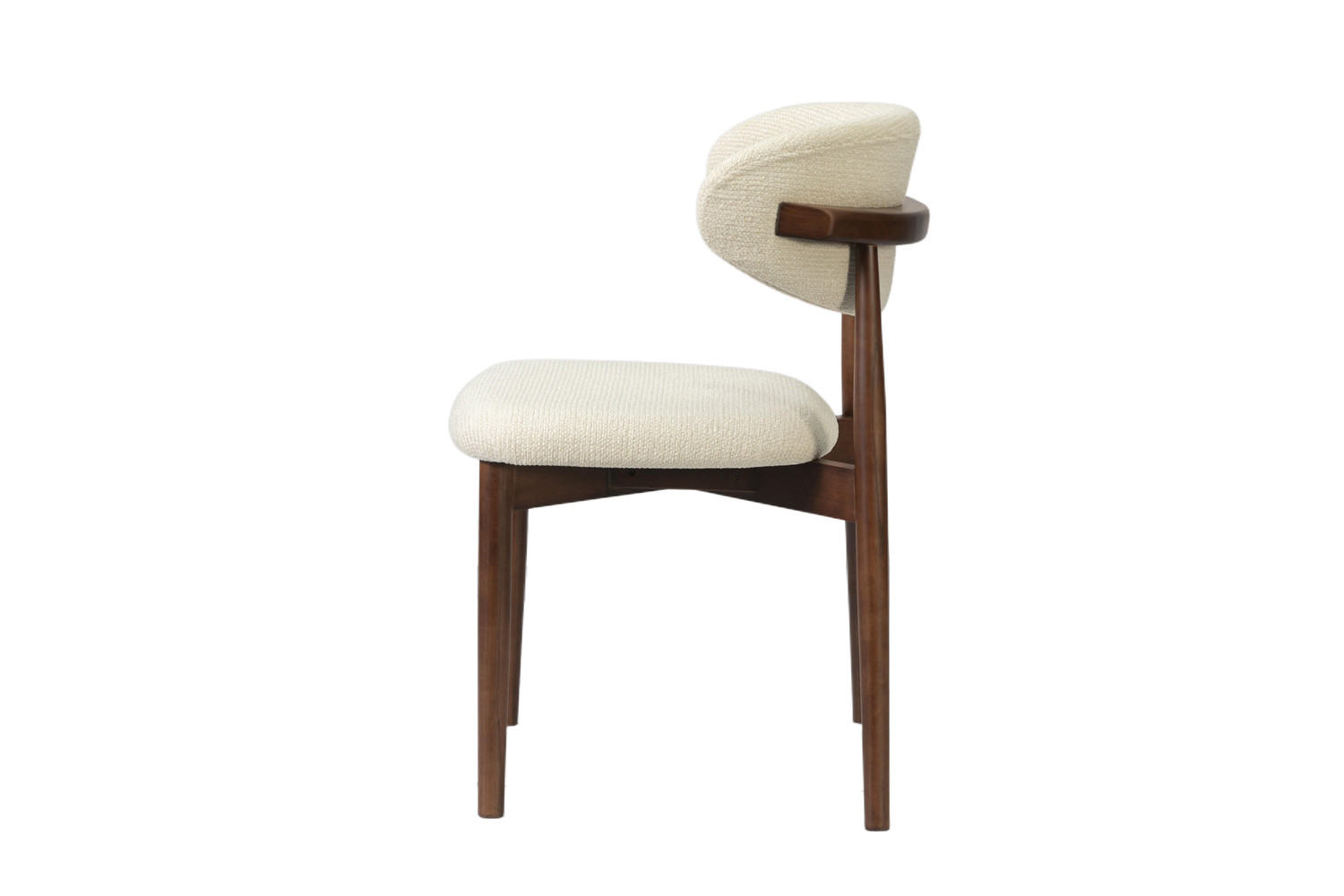 Image 6 for NEW - Stoel Clara Essenhout Walnoot Ote Milan 103 Beige Gemonteerd