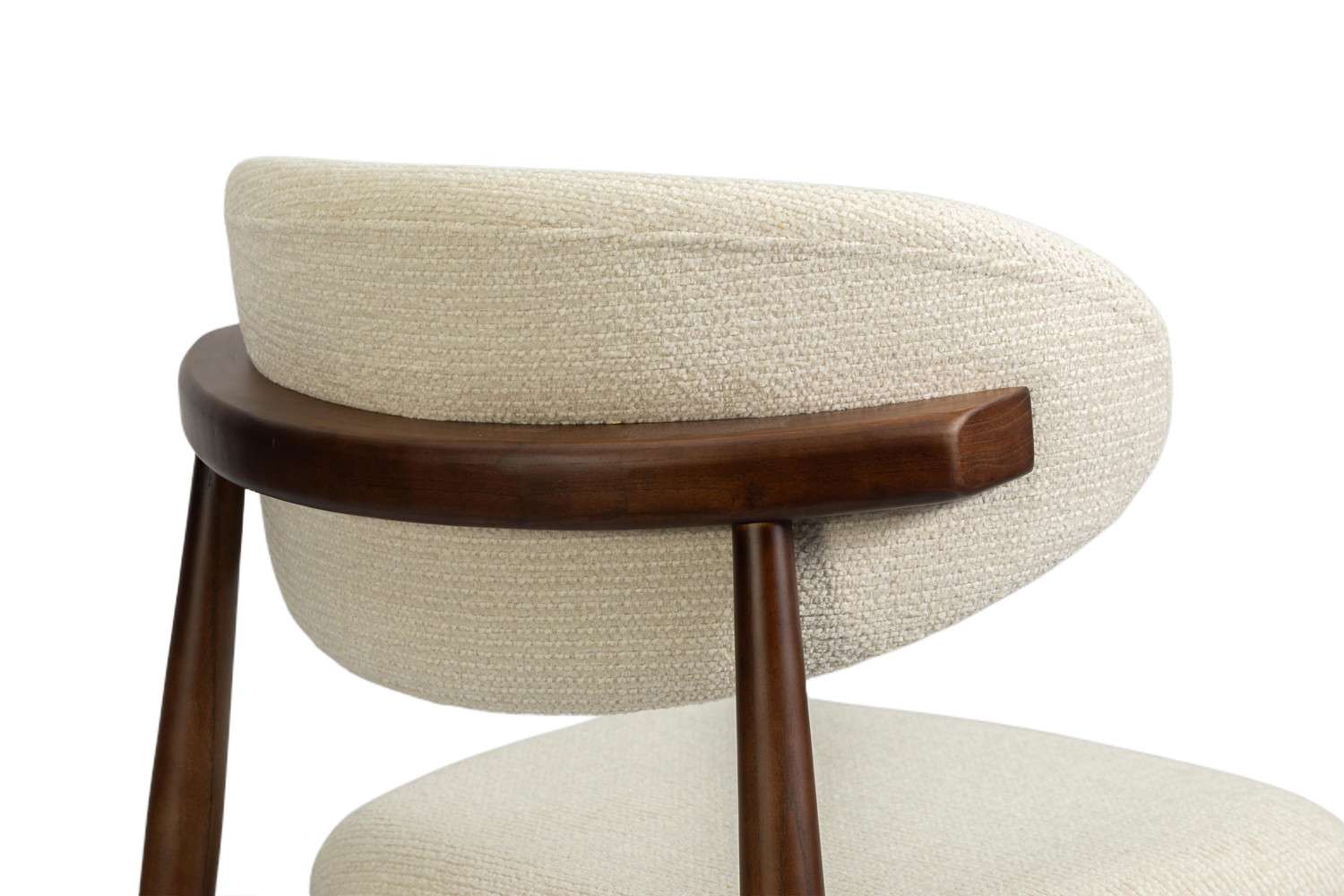 Image 9 for NEW - Stoel Clara Essenhout Walnoot Ote Milan 103 Beige Gemonteerd