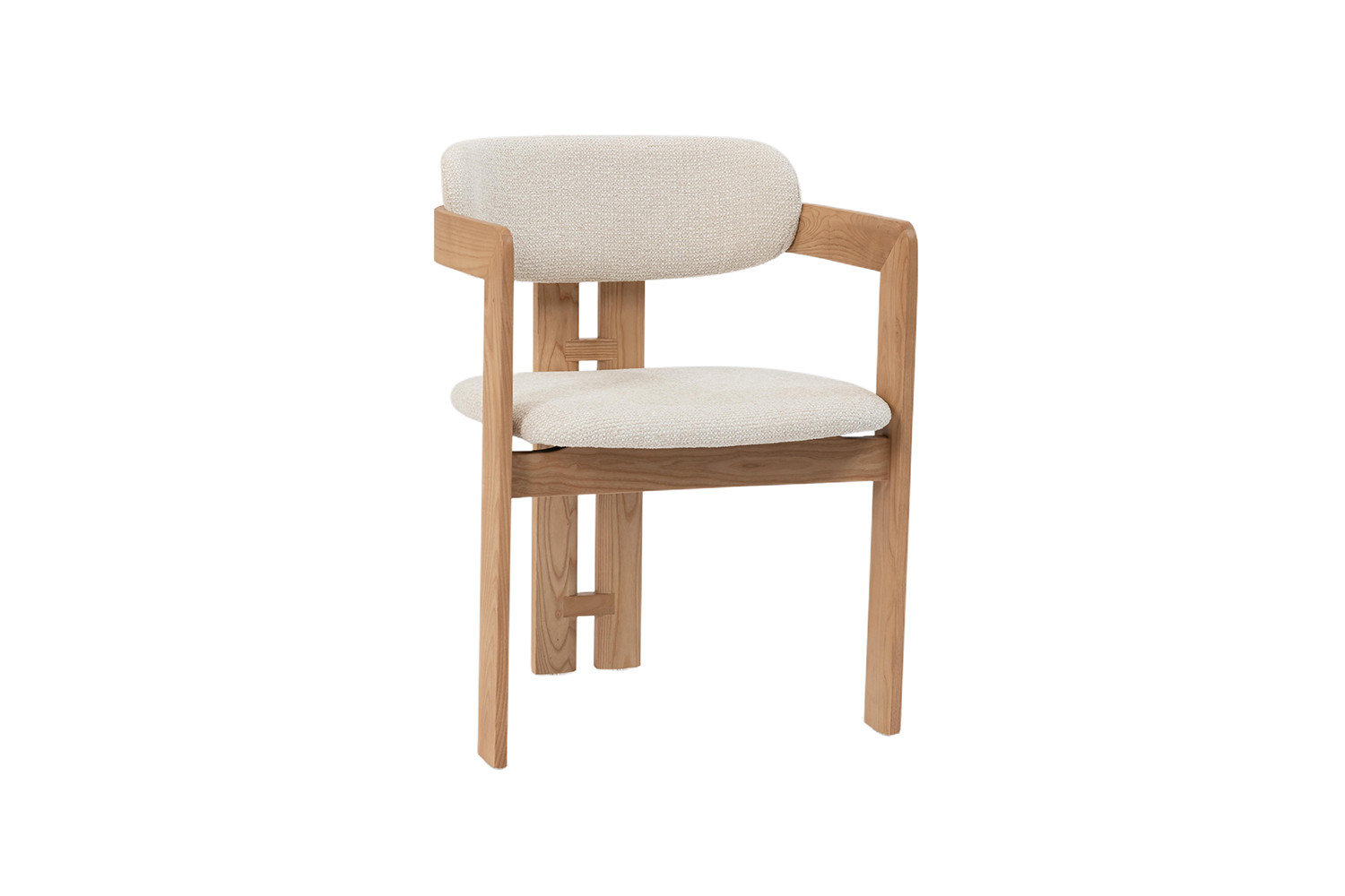 Image 5 for NEW - Stoel Camille Essenhout Naturel Ote Milan 103 Beige Gemonteerd