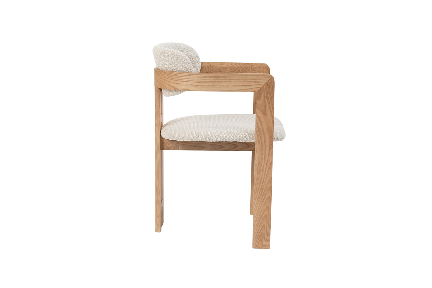 Image 6 for NEW - Stoel Camille Essenhout Naturel Ote Milan 103 Beige Gemonteerd