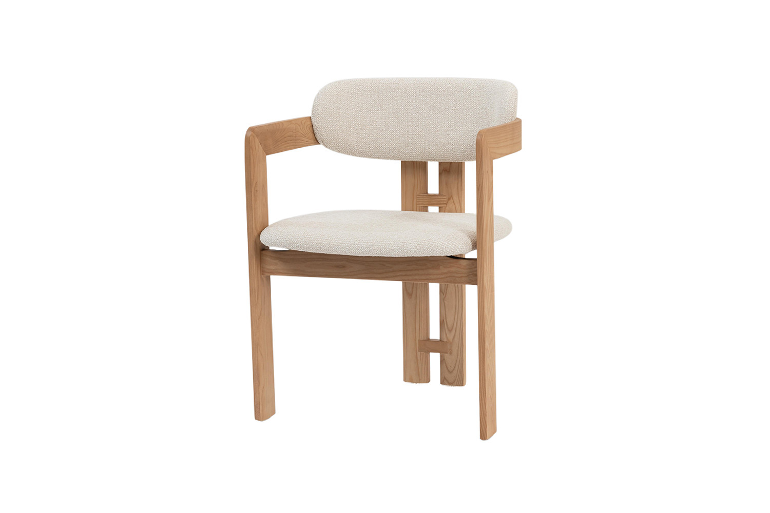 Image 11 for NEW - Stoel Camille Essenhout Naturel Ote Milan 103 Beige Gemonteerd
