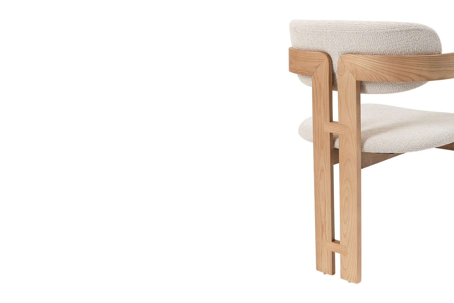 Image 12 for NEW - Stoel Camille Essenhout Naturel Ote Milan 103 Beige Gemonteerd