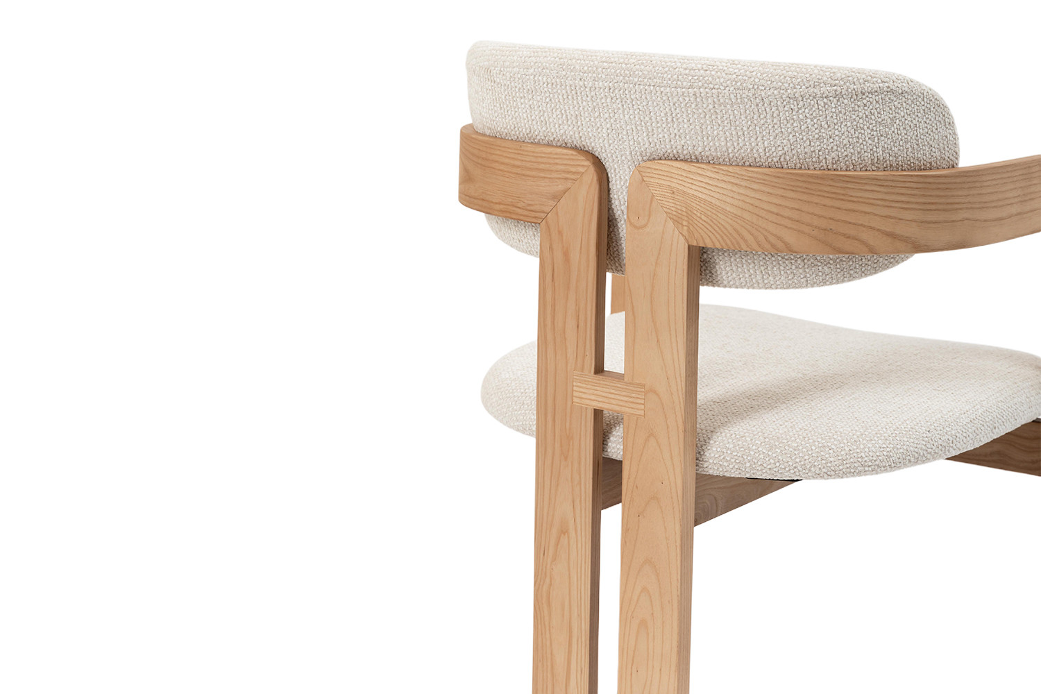 Image 15 for NEW - Stoel Camille Essenhout Naturel Ote Milan 103 Beige Gemonteerd