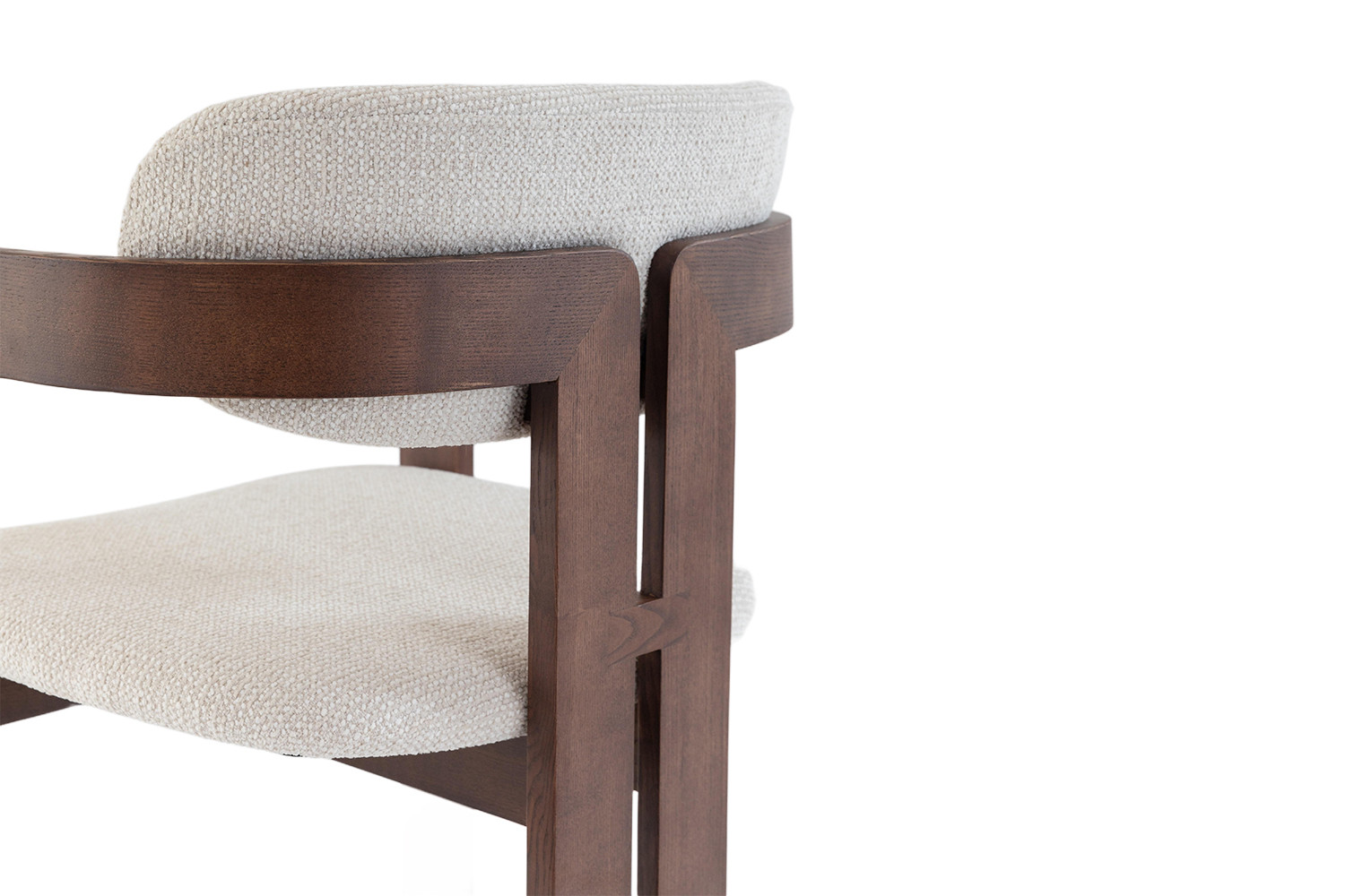 Image 12 for NEW - Stoel Camille Essenhout Walnoot Ote Milan 103 Beige Gemonteerd