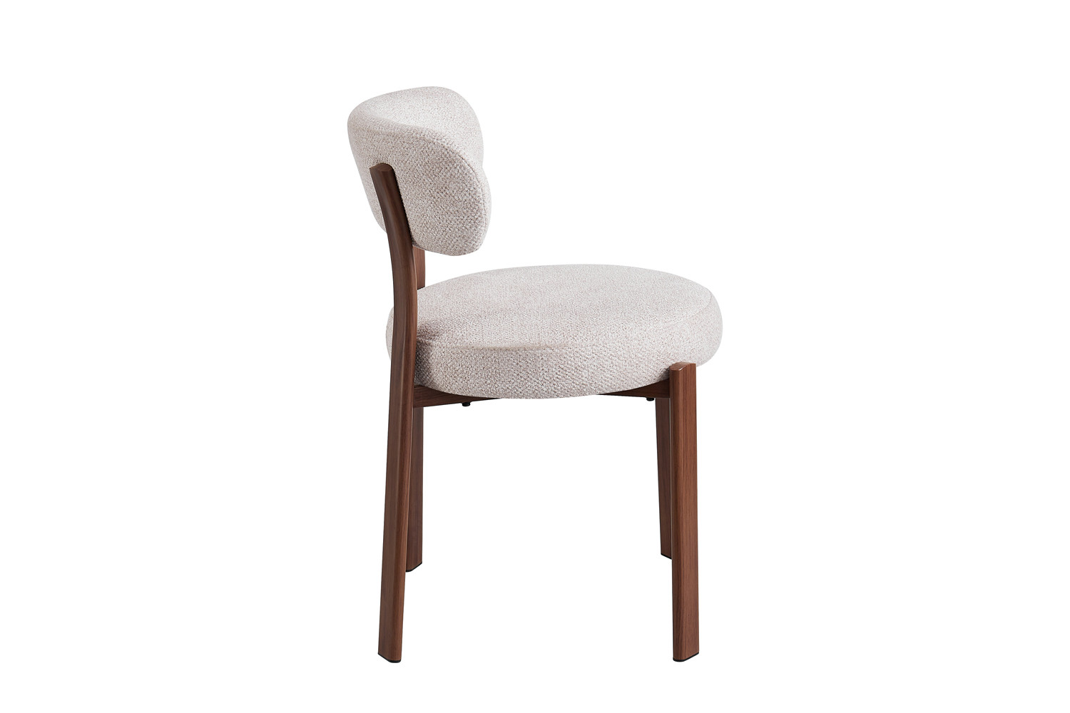 Image 6 for NEW - Stoel Julia Walnoot - Stof Fabb Leo 23