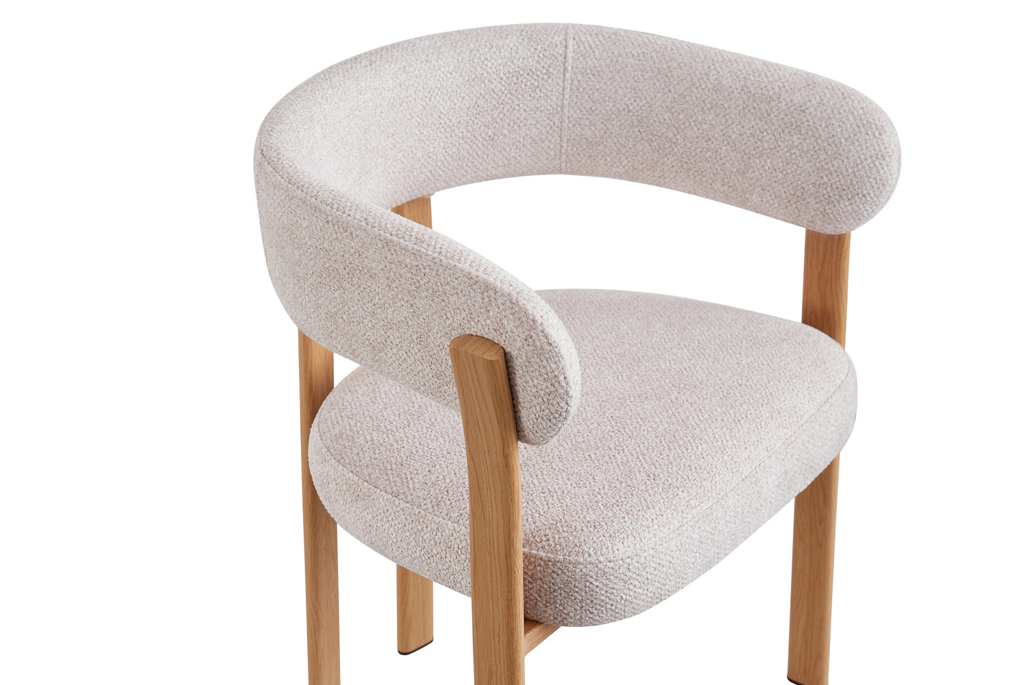 Image 8 for NEW - Stoel met armleuningen Julia Naturel - Stof Fabb Leo 23