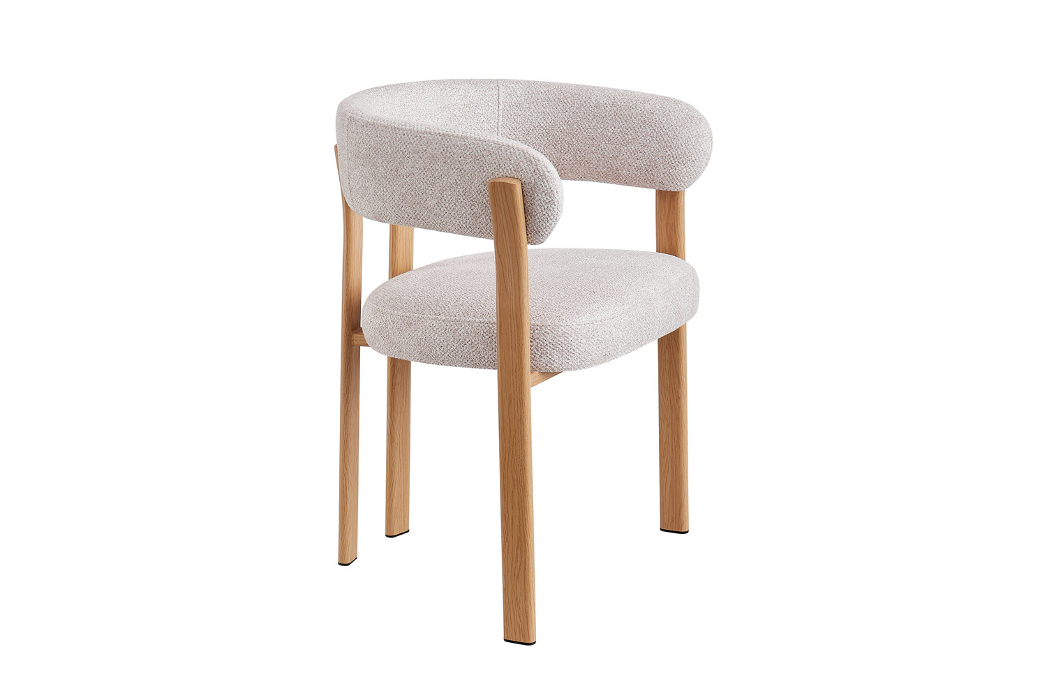 Image 5 for NEW - Stoel met armleuningen Julia Naturel - Stof Fabb Leo 23