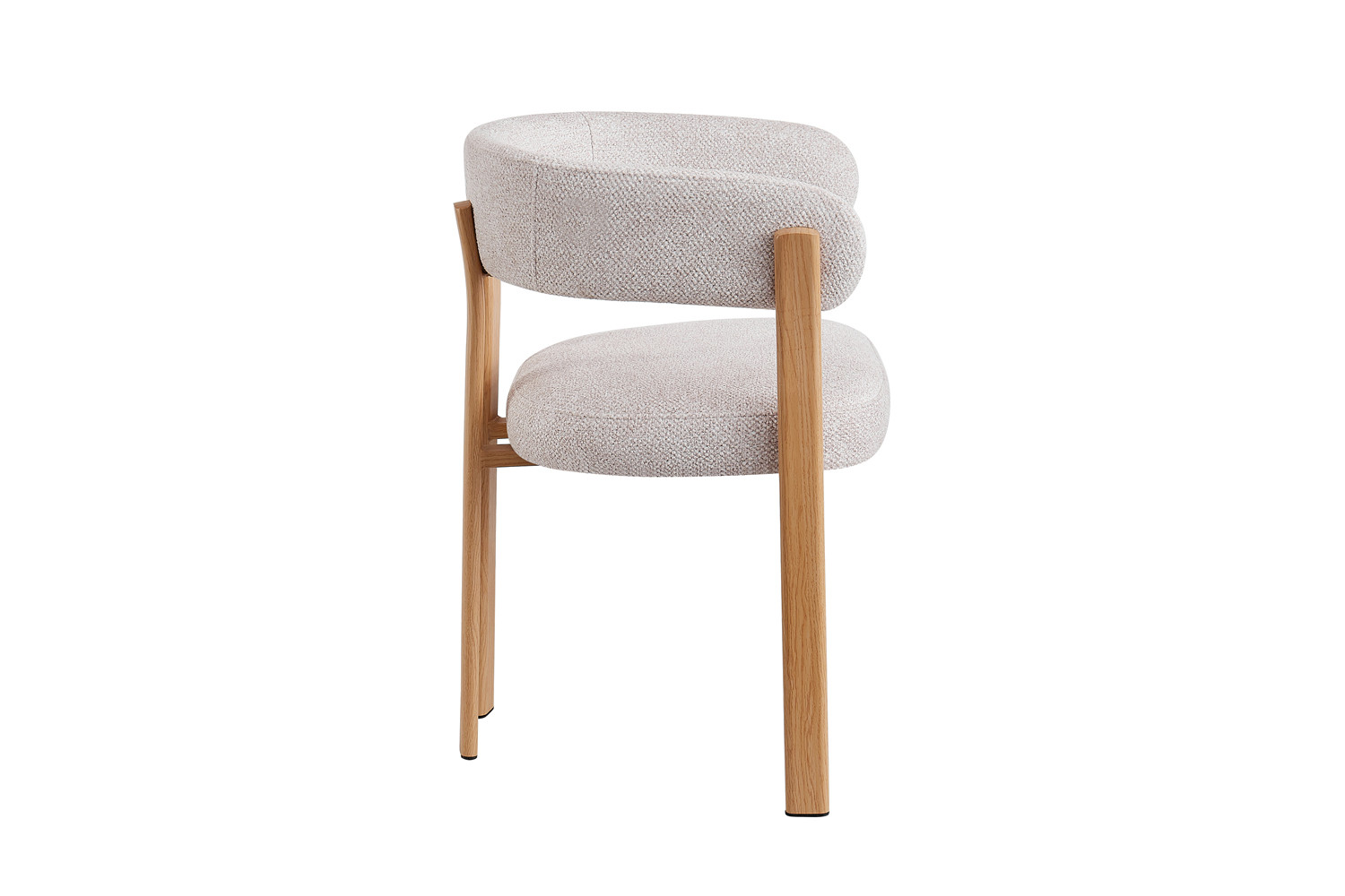 Image 6 for NEW - Stoel met armleuningen Julia Naturel - Stof Fabb Leo 23