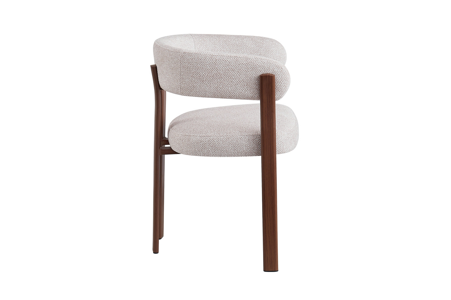 Image 6 for NEW - Stoel met armleuningen Julia Walnoot - Stof Fabb Leo 23