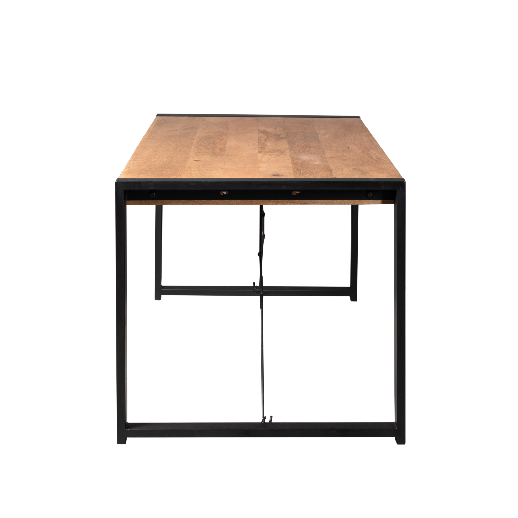 Rechthoekige eettafel Boaz Naturel Mangohout 180 cm - Image 5
