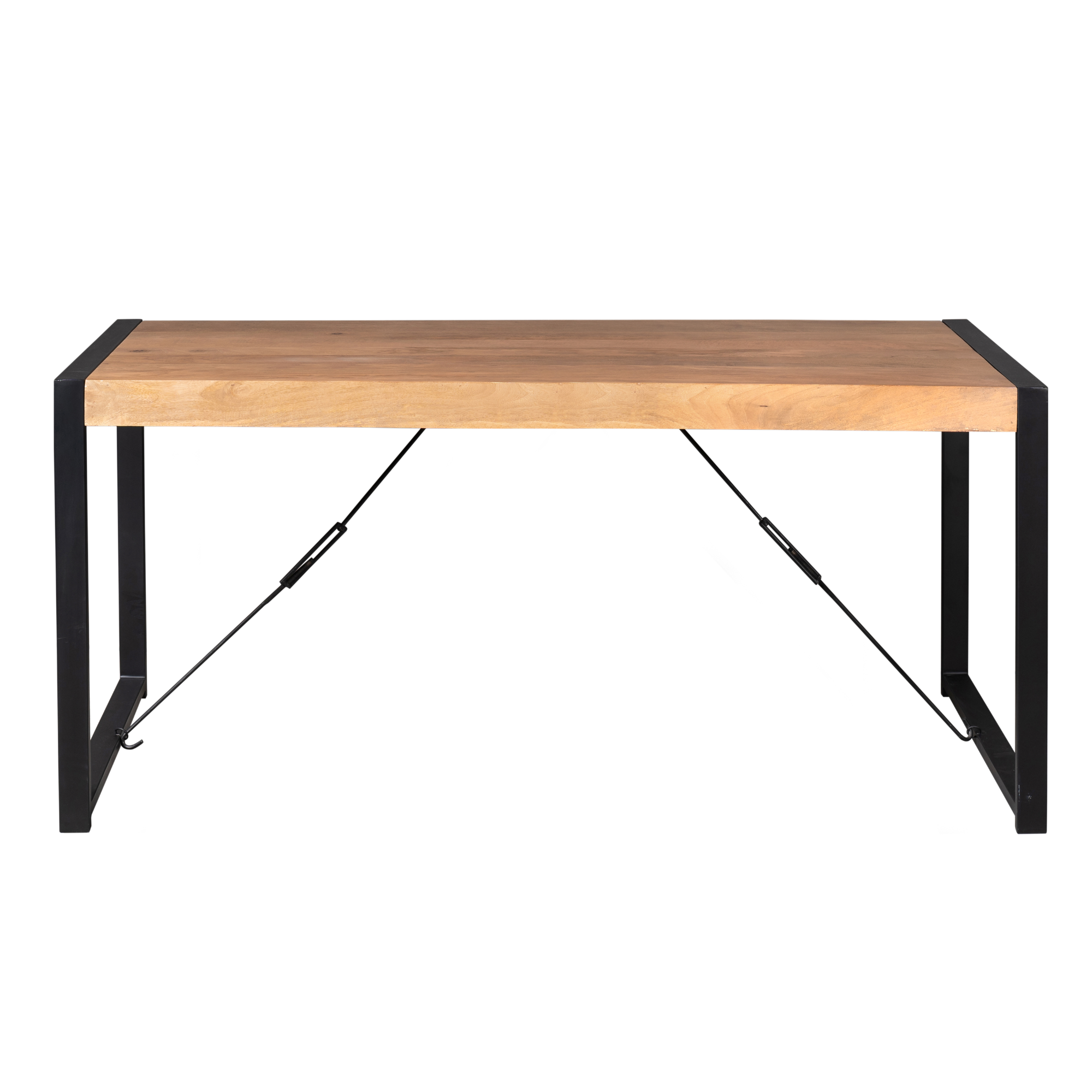 Rechthoekige eettafel Boaz Naturel Mangohout 180 cm - Image 3