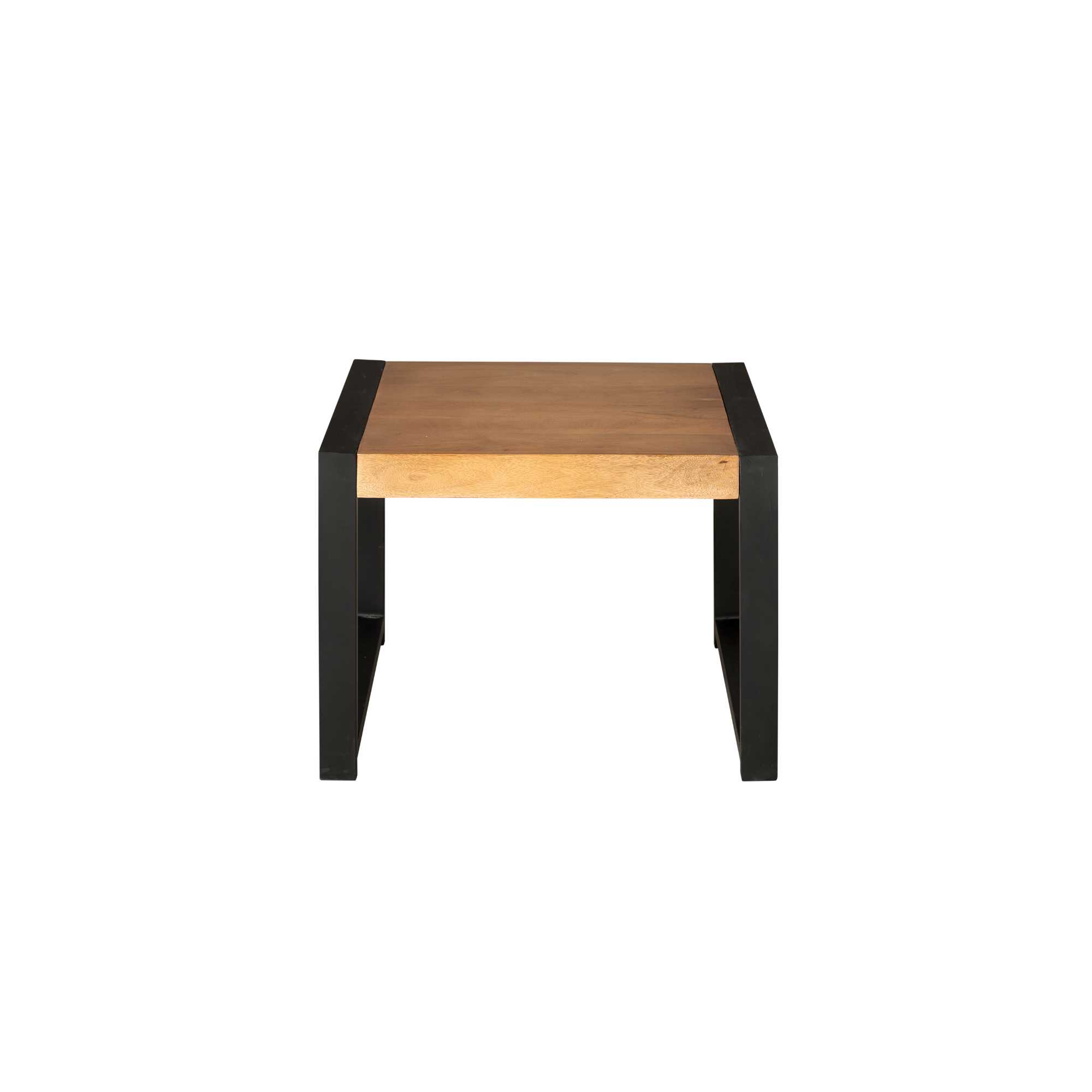 STF-605_2 Bijzettafel Boaz Naturel Mangohout 60 cm - Image 3