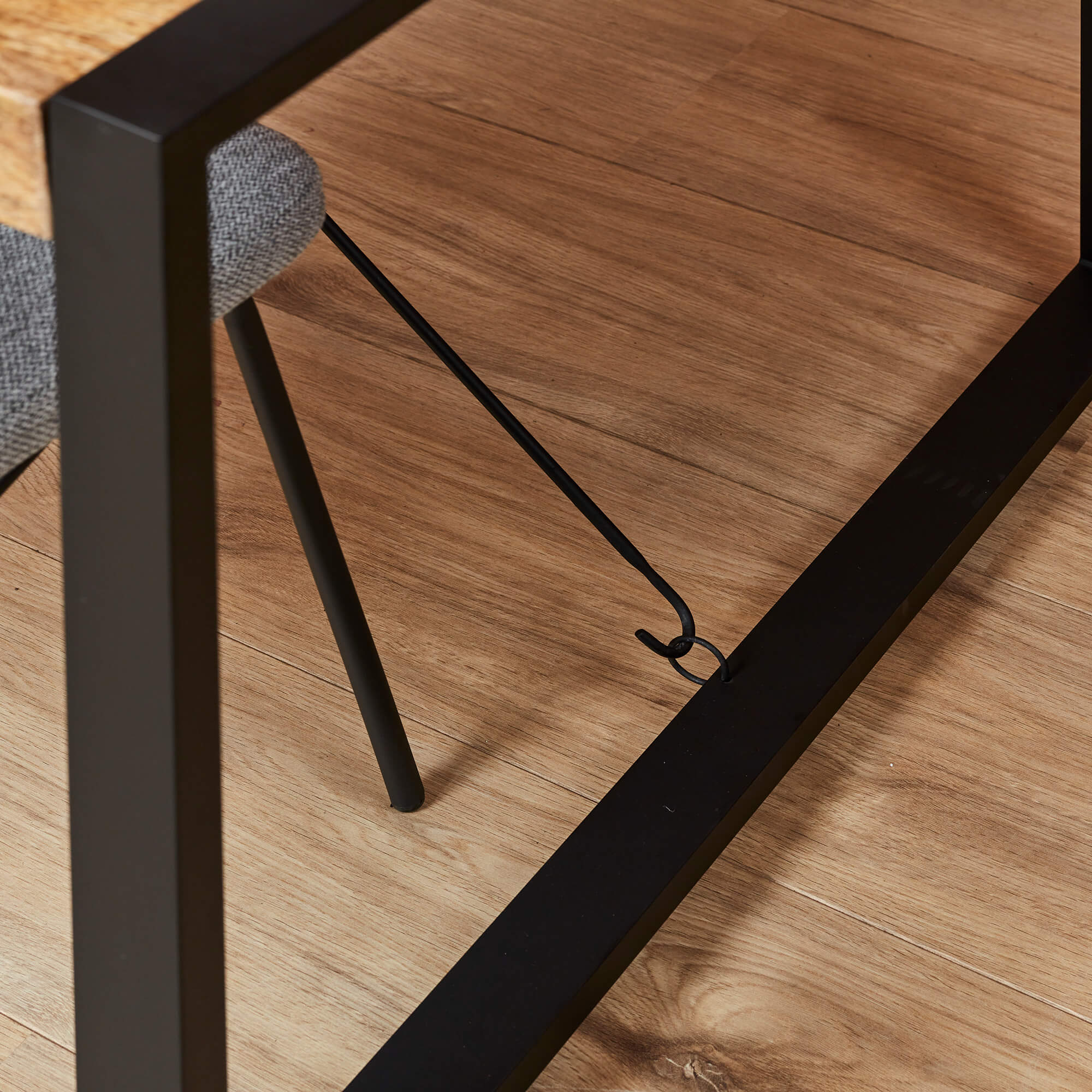 Rechthoekige eettafel Boaz Naturel Mangohout 140 cm - Image 8