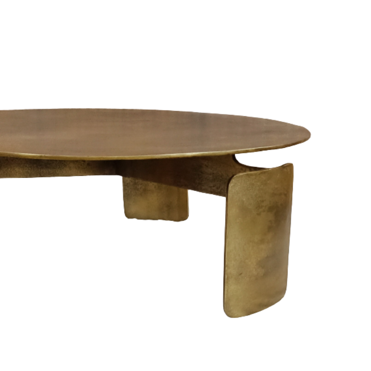 Ronde salontafel Darwin Goud Aluminium 90 cm - Image 6