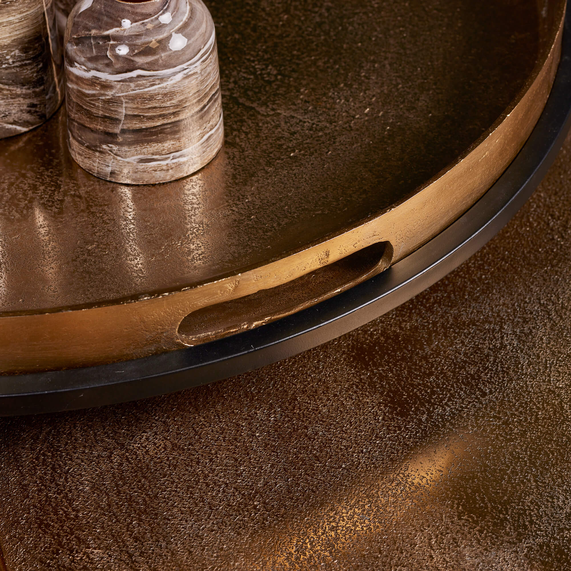 STF-2313_3 Salontafel set Puck Goud Aluminium 78 cm - Image 4