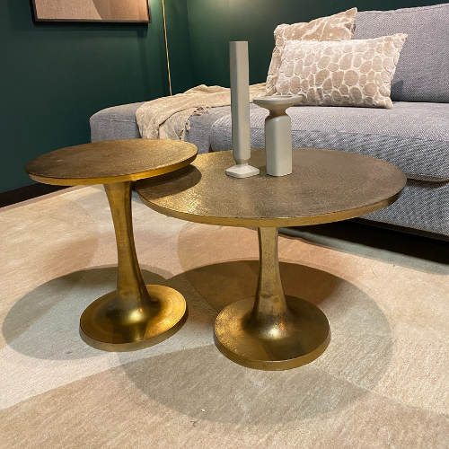 Salontafel Amara Goud Aluminium 65 cm - Image 5