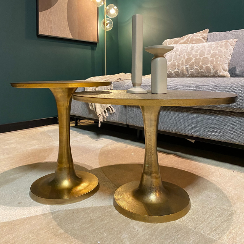 Salontafel Amara Goud Aluminium 65 cm - Image 6