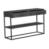 STF-8512_6 Sidetable New York Zwart Mangohout 120 cm - Image 7