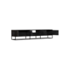 STF-8515_3 Tv meubel New York Zwart Mangohout 240 cm - Image 4